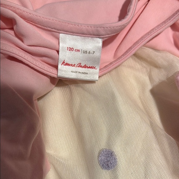 Hanna AnderssonPink and White Polka Dot Kids Dress - Picture 3 of 3